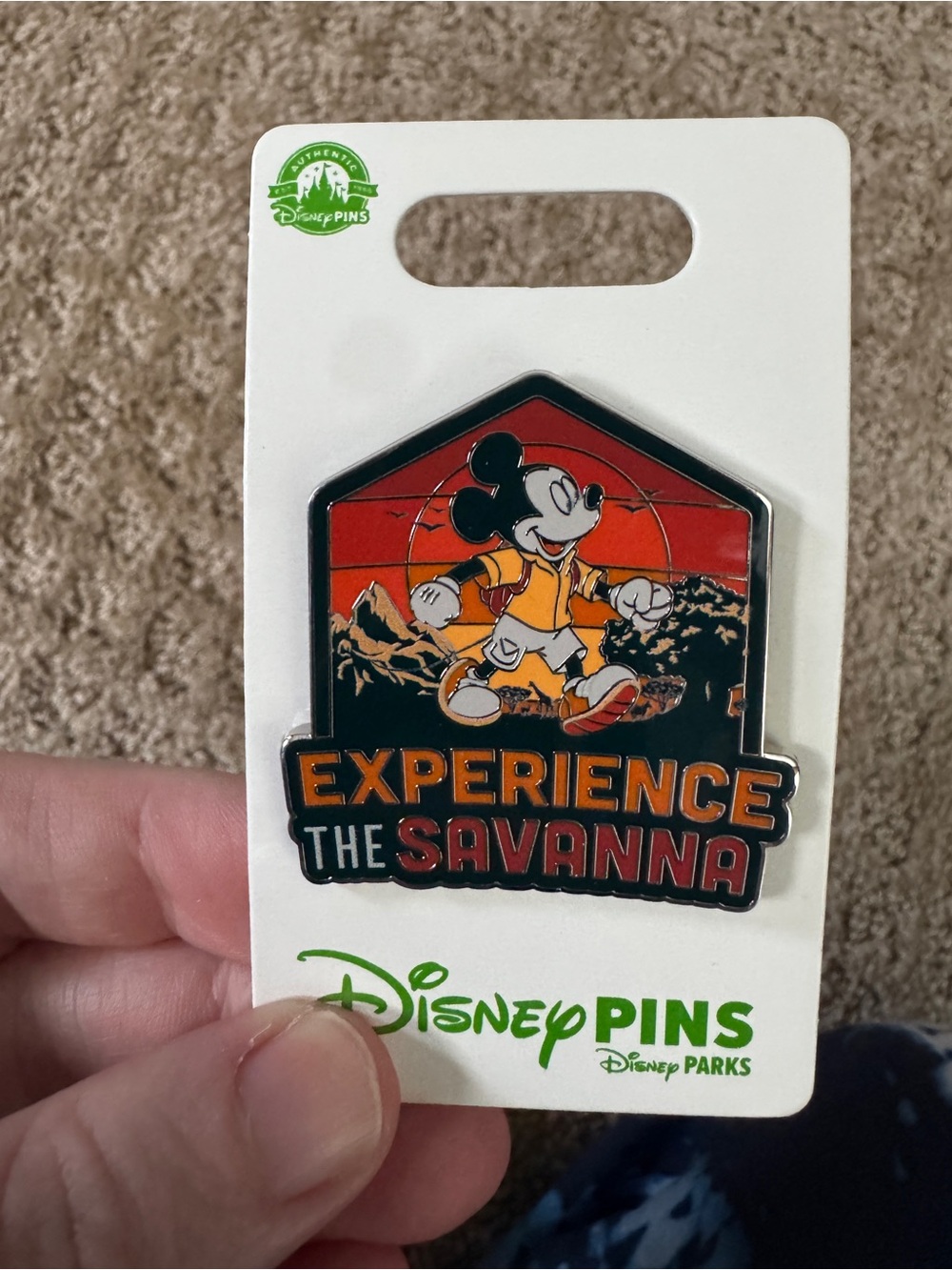 2023 Disney Parks Mickey Mouse Animal Kingdom Experience The Savanna OE Pin